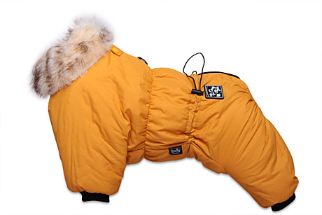 Lion Nice-Style Комбинезон для собак на мальчика, цвет: горчичный Размер M