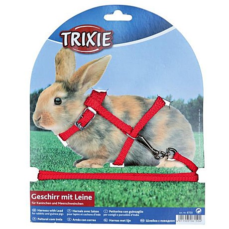 Trixie Шлейка для кроликов 8мм х 1,2м