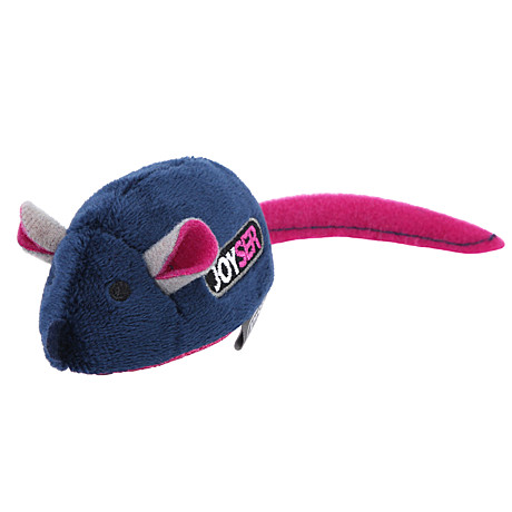 Joyser Cat Motion Мышка со звуковым чипом синяя, 16см 