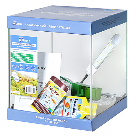GLOXY Аквариум Optic Set Classic Edition с оборудованием 31л