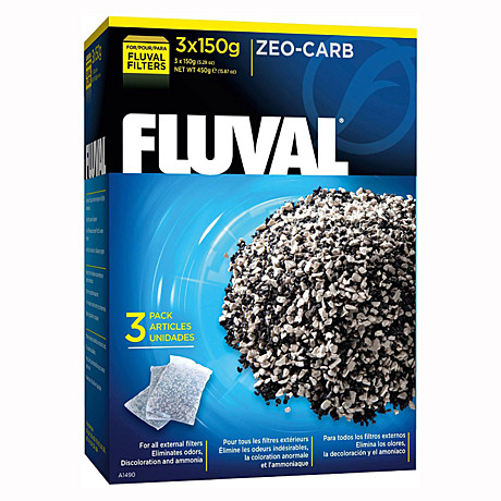 Fluval Zeo-Carb удалитель аммония 3*150г