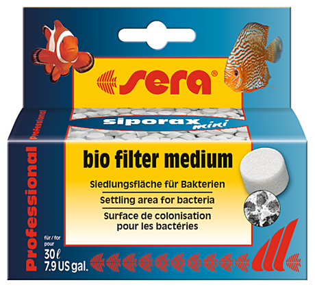 Sera Siporax Mini Bio filter medium Биологический наполнитель для фильтра 35г