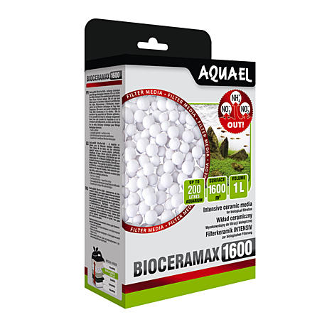 Aquael Наполнитель BIO CERAMAX ULTRA PRO 1600 керамические шарики 1л
