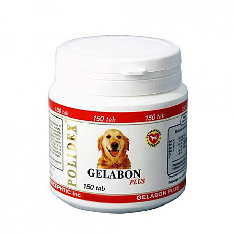 Polidex Gelabon Plus Для профилактики заболеваний суставов для собак 150таб