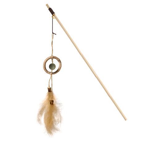 Triol NATURAL Игрушка-дразнилка для кошек из натуральных материалов 