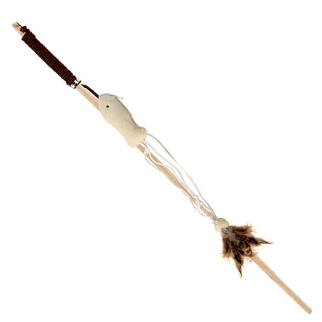 Triol NATURAL Игрушка-дразнилка для кошек из натуральных материалов 