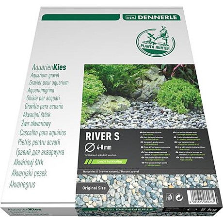 Dennerle Plantahunter River S Грунт природный 4-8мм, серый, 5кг