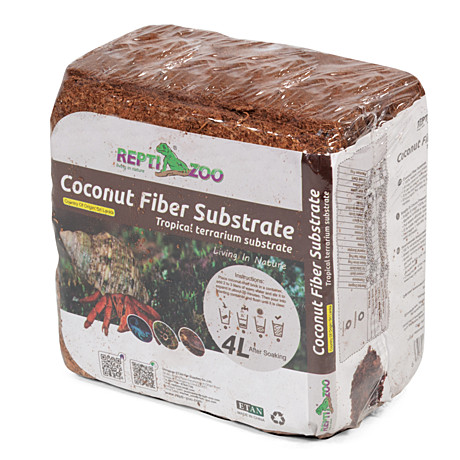 ReptiZoo Субстрат кокосовый тропический, 230г/4л, мелкая фракция