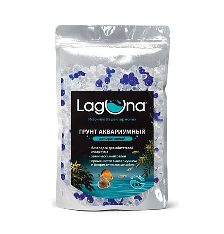 Laguna Грунт акриловый, белый/синий, 400г