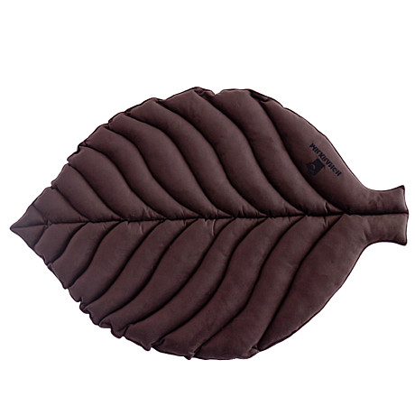 Mr.Kranch Лежанка для собак Листочек большая, размер 120х73х6см, коричневая