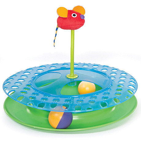 Petstages Игрушка для кошек Трек 2 мячика