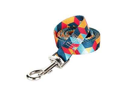 DOG&VOGUE SHAPE Поводок капроновый 20мм, цветной 150см