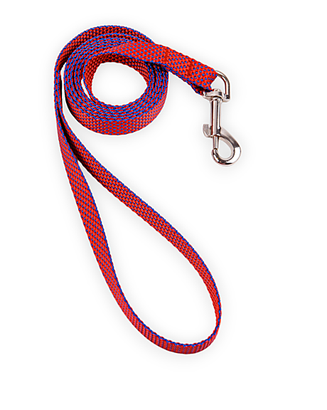 DOG&VOGUE NEO Поводок капроновый 20мм, красный 1,5м