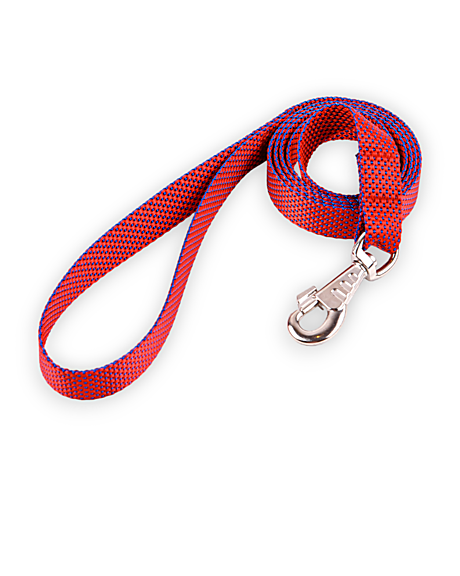 DOG&VOGUE NEO Поводок капроновый 25мм, красный 1,5м