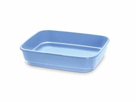 IMAC Туалет для кошек Felix, светло-лазурный 49,5*39*12см