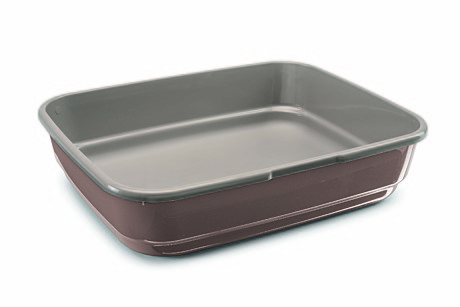 IMAC Туалет для кошек Felix, светло-серый 49,5*39*12см