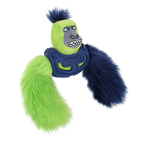 Joyser Игрушка для собак Squad Горилла J-Rilla в броне с пищалкой M/L синяя, 43 см