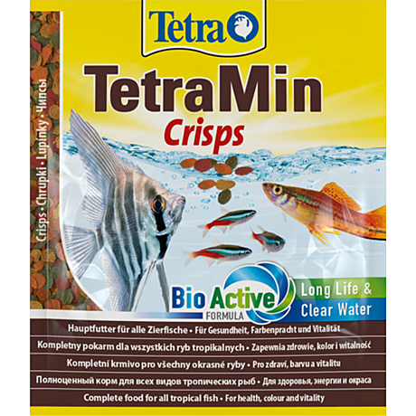 TetraMin Crisps Основной корм для всех видов аквариумных рыб (чипсы) 12г
