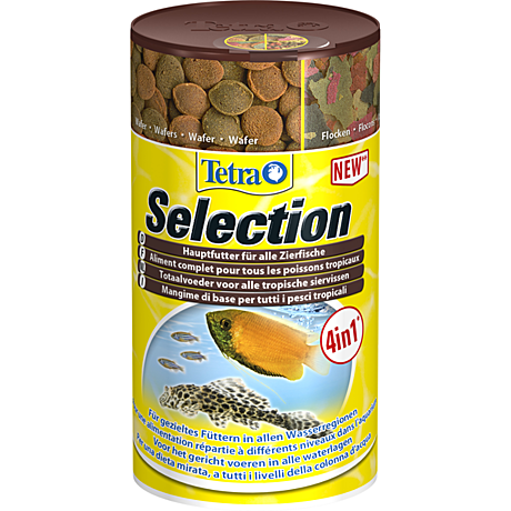 Tetra Selection 4 разных корма для всех видов рыб 100мл