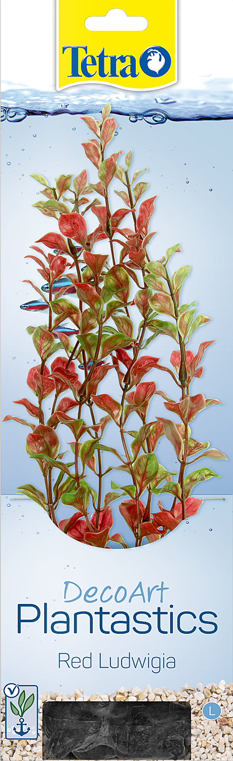Tetra Искусственное растение Людвигия красная (Red Ludvigia) L 30см
