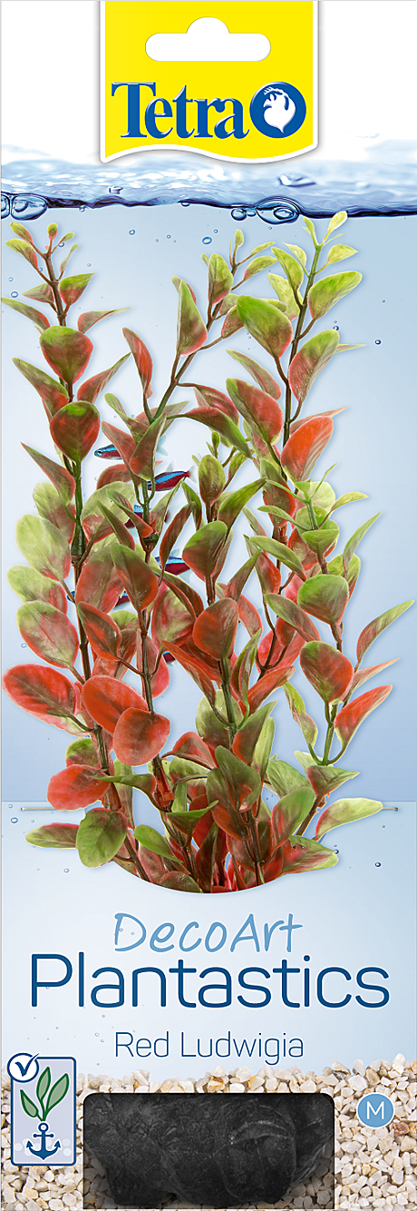 Tetra Искусственное растение Людвигия красная (Red Ludvigia) M 23см