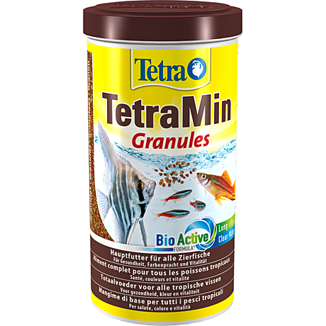 TetraMin Granules Основной корм для всех видов аквариумных рыб (гранулы) 1л