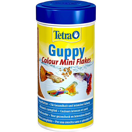 Tetra Guppy Color Mini Flakes Основной корм для поддержания окраса для гуппи 250мл