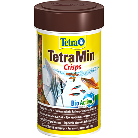 TetraMin Crisps Основной корм для всех видов аквариумных рыб (чипсы) 100мл