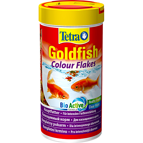 Tetra Goldfish Colour Корм в виде хлопьев для усиления окраса золотых рыбок 250мл