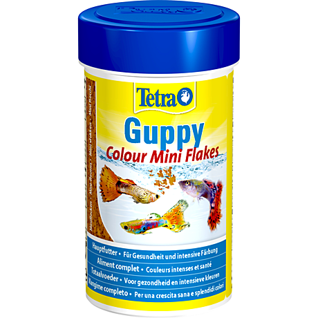 Tetra Guppy Color Mini Flakes Основной корм для поддержания окраса для гуппи 100мл