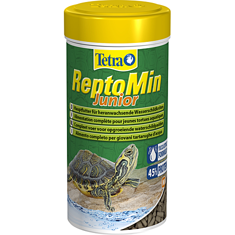 Tetra ReptoMin Junior Основной корм для молодых водных черепах, палочки 250мл