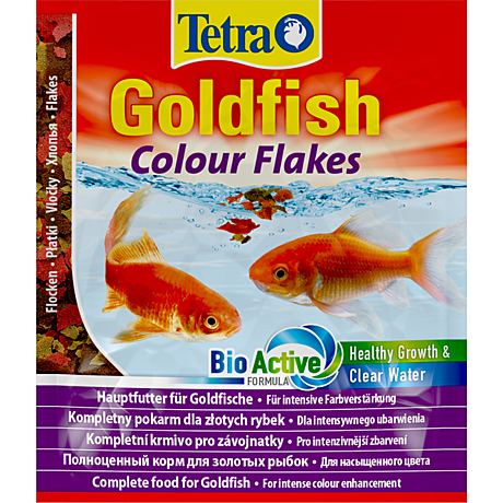 Tetra Goldfish Colour Корм в виде хлопьев для усиления окраса золотых рыбок 12г