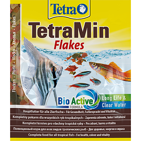 TetraMin Основной корм для всех видов аквариумных рыб (хлопья) 12г