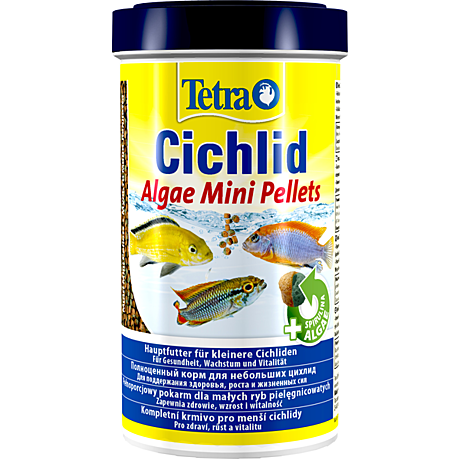 Tetra Cichlid Algae Mini Pellets Корм для травоядных цихлид 500мл
