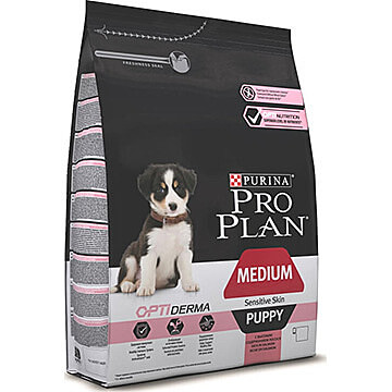 Pro Plan Medium Puppy Корм для щенков средних пород, с лососем 3кг