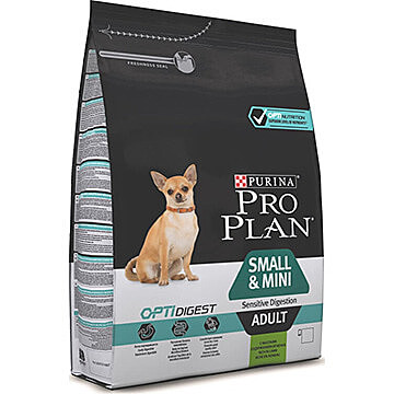 Pro Plan Small&Mini Adult Корм для собак мелких пород с чувствительным пищеварением, с ягненком 3кг