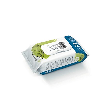 M-Pets Очищающие салфетки для животных, аромат авокадо, 80штук