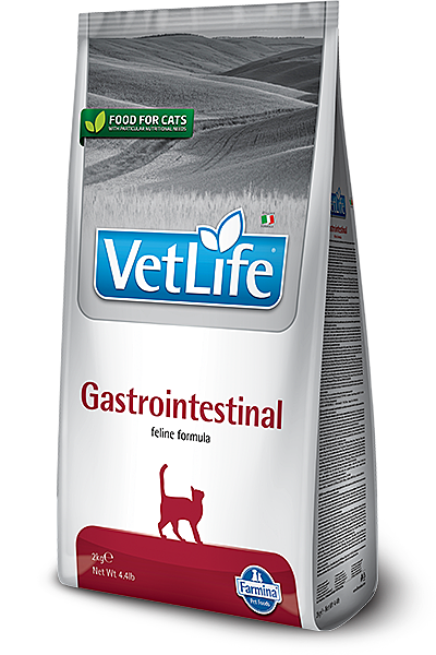 Farmina Vet Life Gastrointestinal Корм диетический для кошек при заболеваниях ЖКТ 2кг