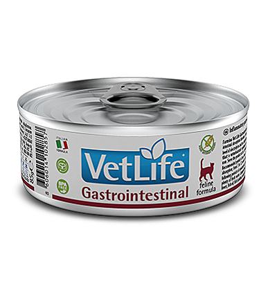 Farmina Vet Life Gastrointestinal консервы для кошек при заболеваниях ЖКТ 85г