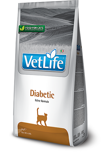 Farmina Vet Life Diabetic Диета корм сухой для кошек при сахарном диабете 2кг