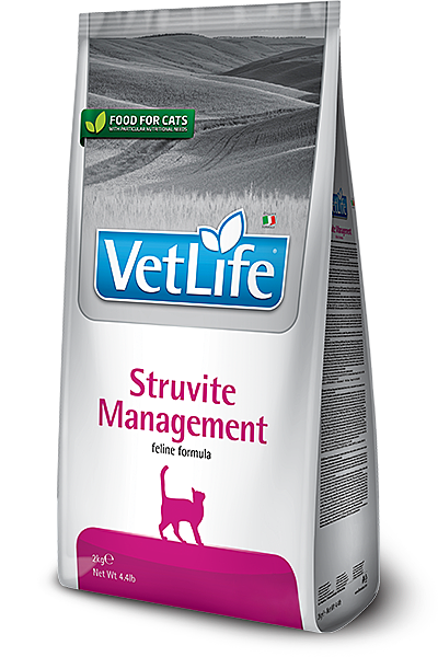 Farmina Vet Life Struvite Management для кошек при рецидивах МКБ и идиопатическом цистите 400г