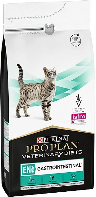 Purina Veterinary Diets EN Gastrointestinal Корм для кошек при заболеваниях ЖКТ 1,5кг
