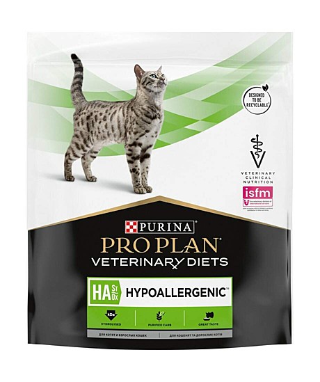 Purina Veterinary Diets HA Hypoallergenic Корм для кошек при пищевой аллергии 325г