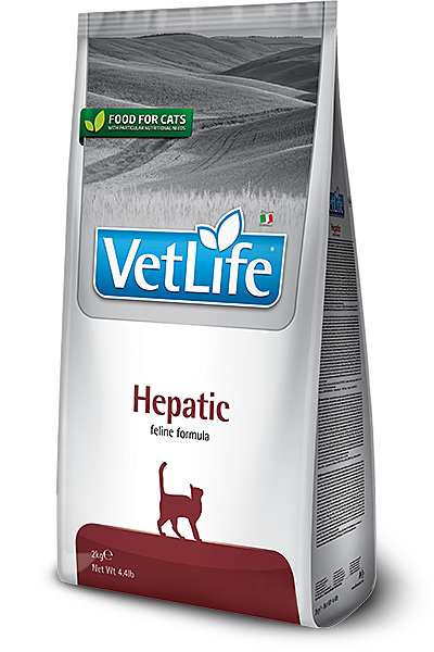 Farmina Vet Life Hepatic Диета Корм для кошек при заболевании печени 400г