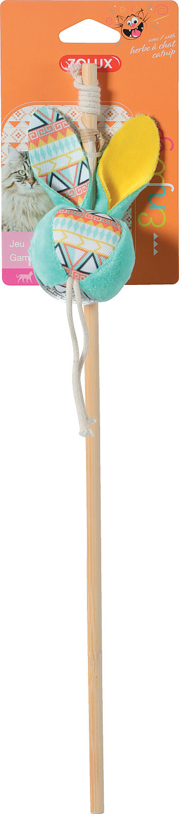 ZOLUX Удочка-дразнилка для кошек с кошачьей мятой 
