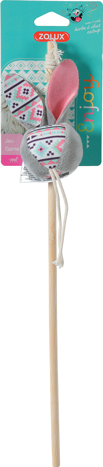 ZOLUX Удочка-дразнилка для кошек с кошачьей мятой 