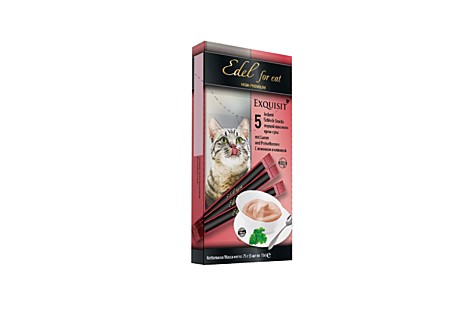 Edel for Cat Лакомство для кошек Крем-суп с ягненком и клюквой 5шт*15г