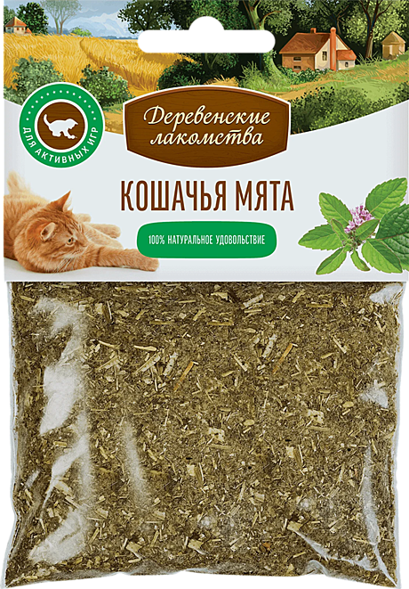Деревенские лакомства Кошачья мята 15г