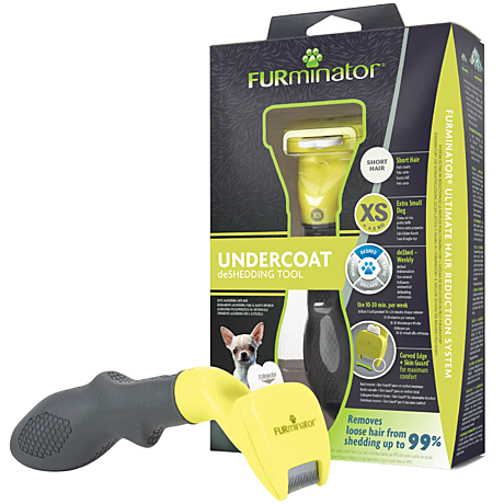FURminator XS для карликовых собак с короткой шерстью