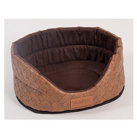 KATSU SKAJ Лежак для животных 46*42*18см, коричневый